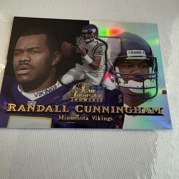 Randall Cunningham flair showcase 1999 showtime mint condition - Picture 3 of 6